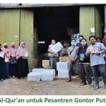Pengiriman 250 Qur'an wakaf donatur Al Hilal. Untuk seluruh santri Gontor Putri 8 Lampung
