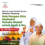H-6 Menuju Wakaf Al Quran Pelosok Lampung