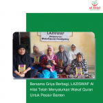 Bersama Griya Berbagi, LAZISWAF Al Hilal Telah Menyalurkan Wakaf Quran Untuk Pesisir Banten