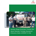 Apresiasi Warga Kecamatan Cinambo Dan Aparat Setempat Terhadap Operasional Ambulance Gratis LAZISWAF Al Hilal