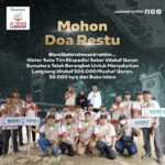 Pelepasan Tim Ekspedisi Sebar Wakaf Quran Pulau Sumatera Kloter Rute Pertama