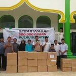 Masjid Baiturrahman Kampung Baru Kecamatan Batang Kapas Menjadi Titik Kumpul Penyaluran Berbagai Lembaga di Kabupaten Pesisir Selatan