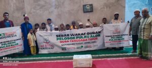 Mushaf Quran Telah Diterima di Masjid Nurul Huda Lamalu Pulau Alor