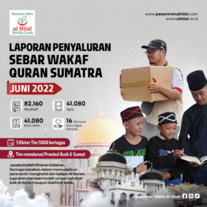 Laporan Penyaluran Amanah di Pulau Sumatera Periode Juni 2022