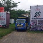 Truk Pahlawan Pengangkut Wakaf Quran Siap Menuju Lampung