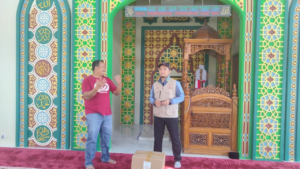 Wakaf Quran, dll Sampai di Masjid Tunggal An Naafi Riau