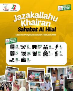 Periode Bulan Februari 2023 Kebaikan Komunitas Sahabat Al Hilal