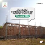 Pembangunan Masjid dan Pesantren Al Hilal Cibiru Mencapai 30 Persen!