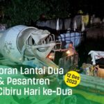 Pengecoran Lantai Dua Masjid dan Pesantren Al Hilal Cibiru Hari Kedua Telah Dilaksanakan