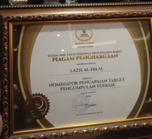 LAZ Al Hilal Raih Nominasi Kategori Nominator Pencapaian Target Pengumpulan Terbaik dalam BAZNAS Jabar Awards 2024!