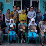 LAZISWAF Pesantren Al Hilal Sukses Hadirkan Wakaf Quran Braille Untuk Saudara Tunanetra di Ciamis