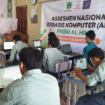 Hari Pertama Pelaksanaan Assesmen Nasional Berbasis Komputer (ANBK) PKBM Al Hilal