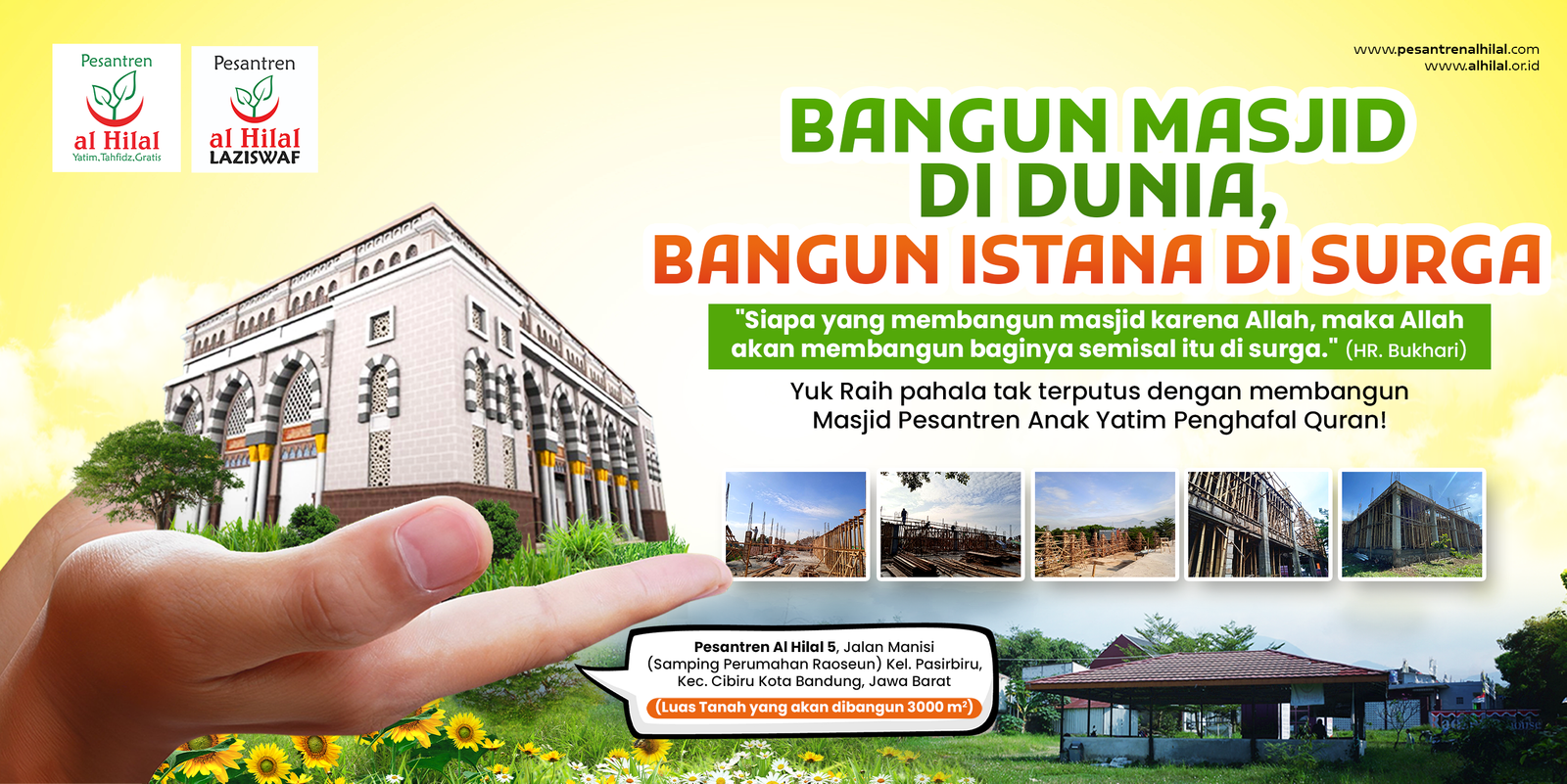 Bangun Masjid Di Dunia, Bangun Istana Di Surga