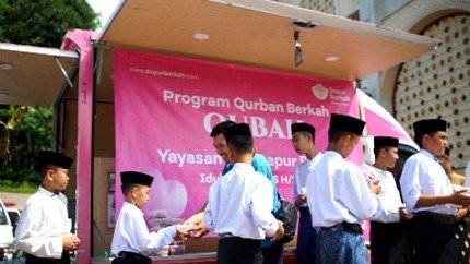 Qurban DAY Laziswaf Pesantren Al Hilal dengan Dapur Berkah
