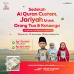 Sedekah Quran Custom Bandung | Program Jariyah Terbaik