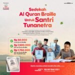 Sedekah Quran untuk Tunanetra | Lebih Utama dari Wakaf Masjid?