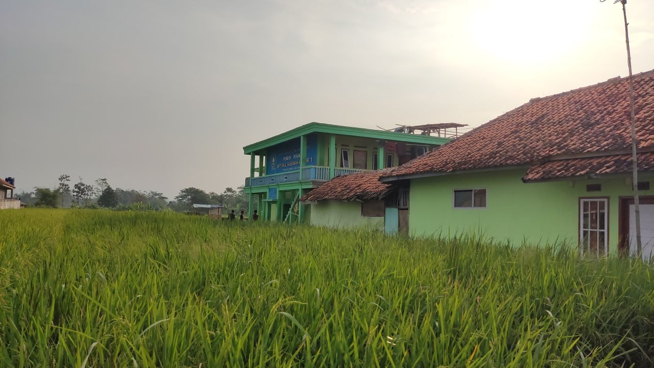A green house in a field AI-generated content may be incorrect.