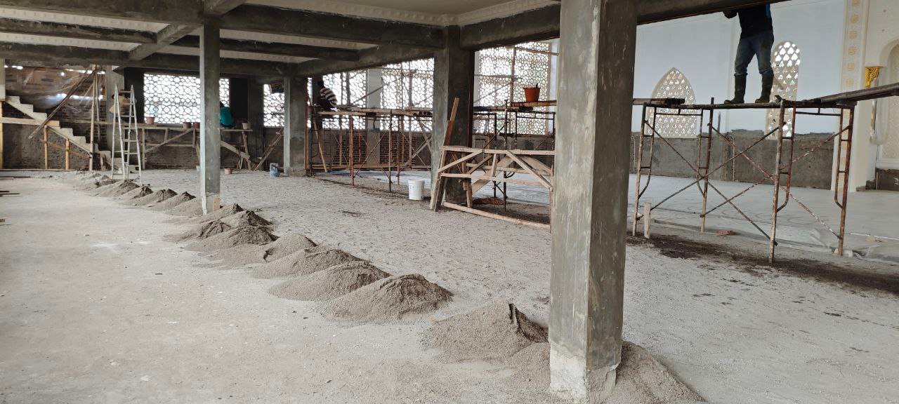 A construction site with piles of sand

AI-generated content may be incorrect.
