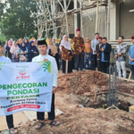 Pengecoran Pondasi Pertama Asrama Yatim Al Hilal Cibiru Sudah Dilaksanakan