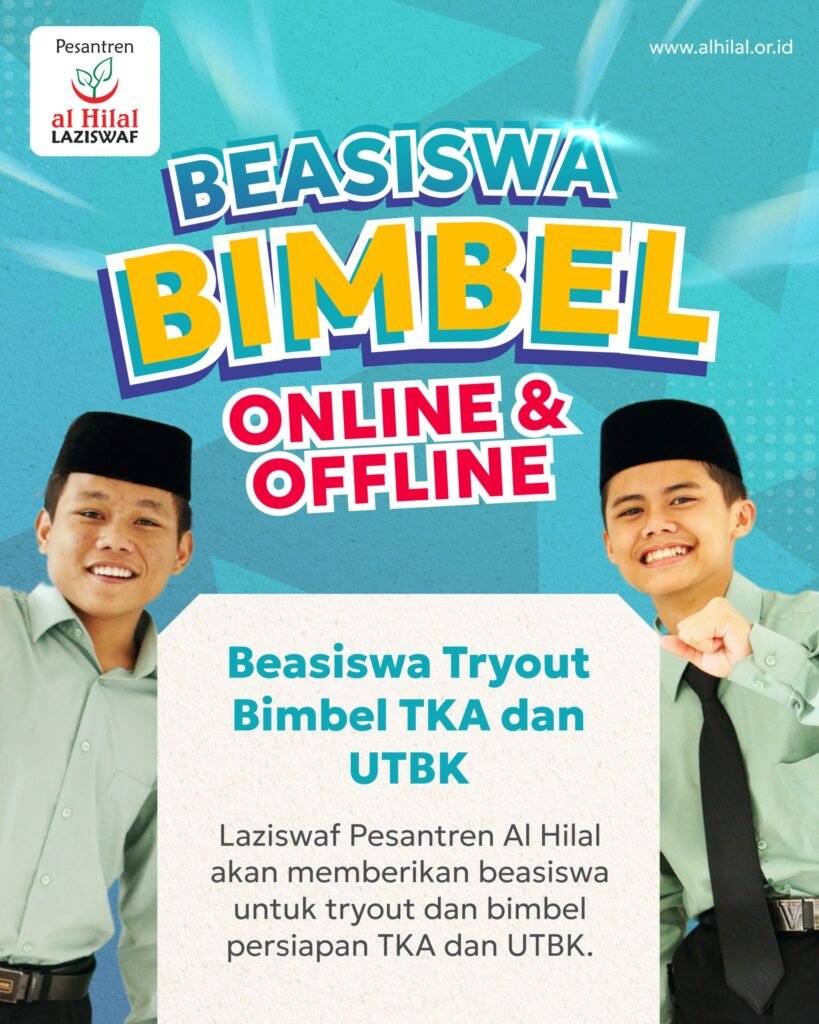 Beasiswa BIMBEL Online dan Offline