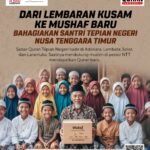 Dari Lembaran Kusam ke Mushaf Quran Baru Bahagiakan Santri di Tepian Negeri Nusa Tenggara Timur