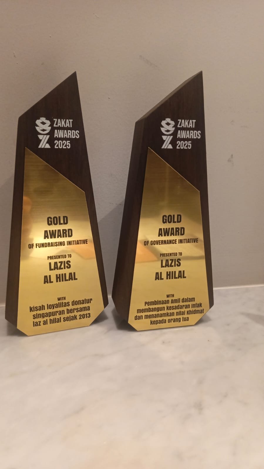 Lembaga Zakat Al Hilal Sabet Gold Award di Zakat Awards 2025