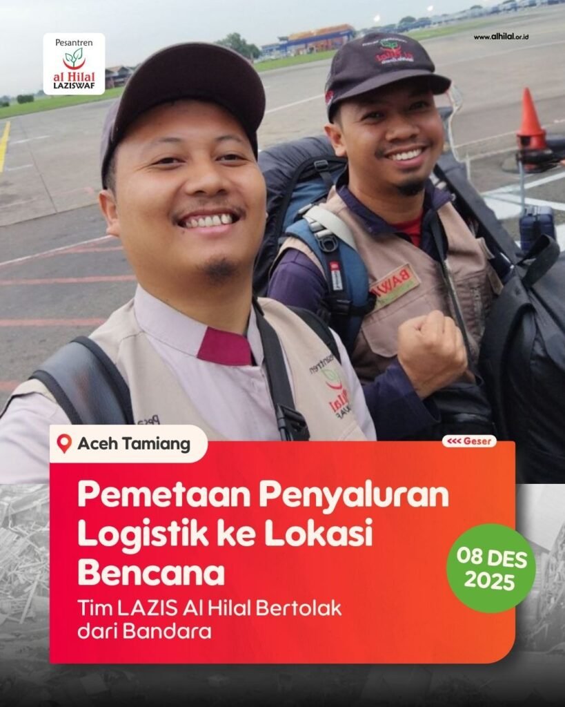 Tim Laziswaf Al Hilal tibda di Aceh Tamiang
