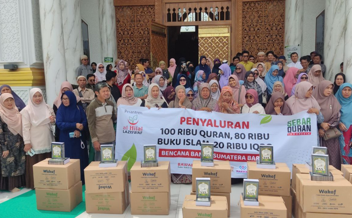 Titik Kumpul ke-11 di Bukittinggi, Antusiasme Warga Sambut Penyaluran Wakaf Al-Qur’an