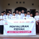 Salurkan Amanah Titipan Orang Baik, Zakat Fitrah dan Fidyah Disalurkan untuk Yatim Dhuafa di Pesantren Al Hilal 1 Cililin