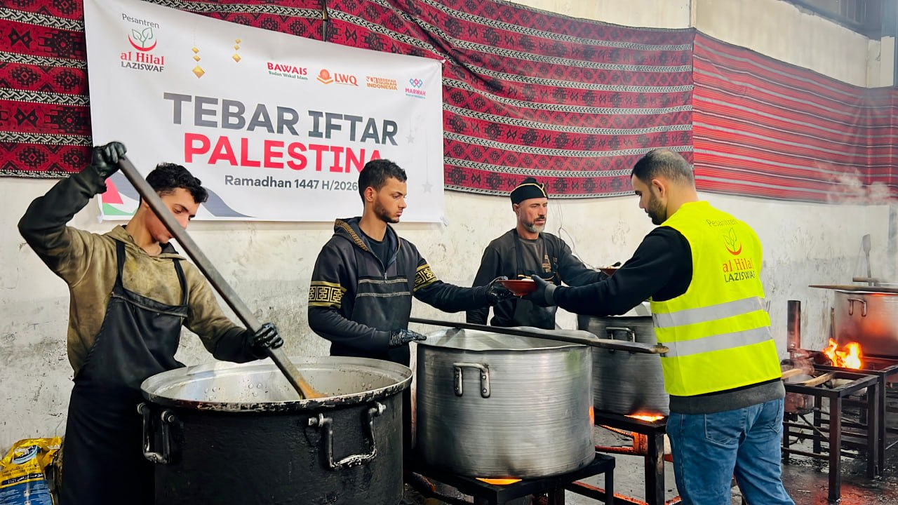 Iftar untuk Palestina, 659 Paket Buka Puasa Disalurkan di Gaza Selatan