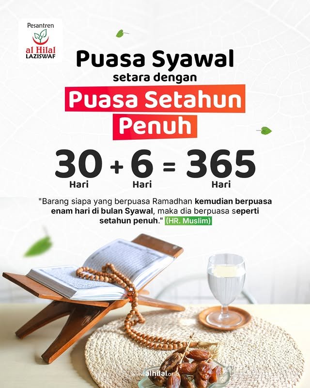 Puasa Syawal: Keutamaan, Hukum, Niat, dan Cara Pelaksanaannya
