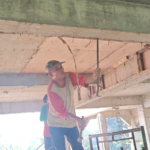 Pelepasan Bambu Blandar di Lantai 2, Pembangunan Asrama Pesantren Al Hilal Cibiru Terus Berlanjut