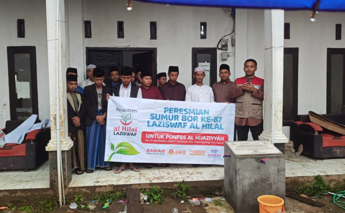 Peresmian Sumur Bor Pondok Pesantren Al Hizajiyah Bayongbong Garut, Hadirkan Harapan di Tengah Kebutuhan Air Pesantren yang Mendesak