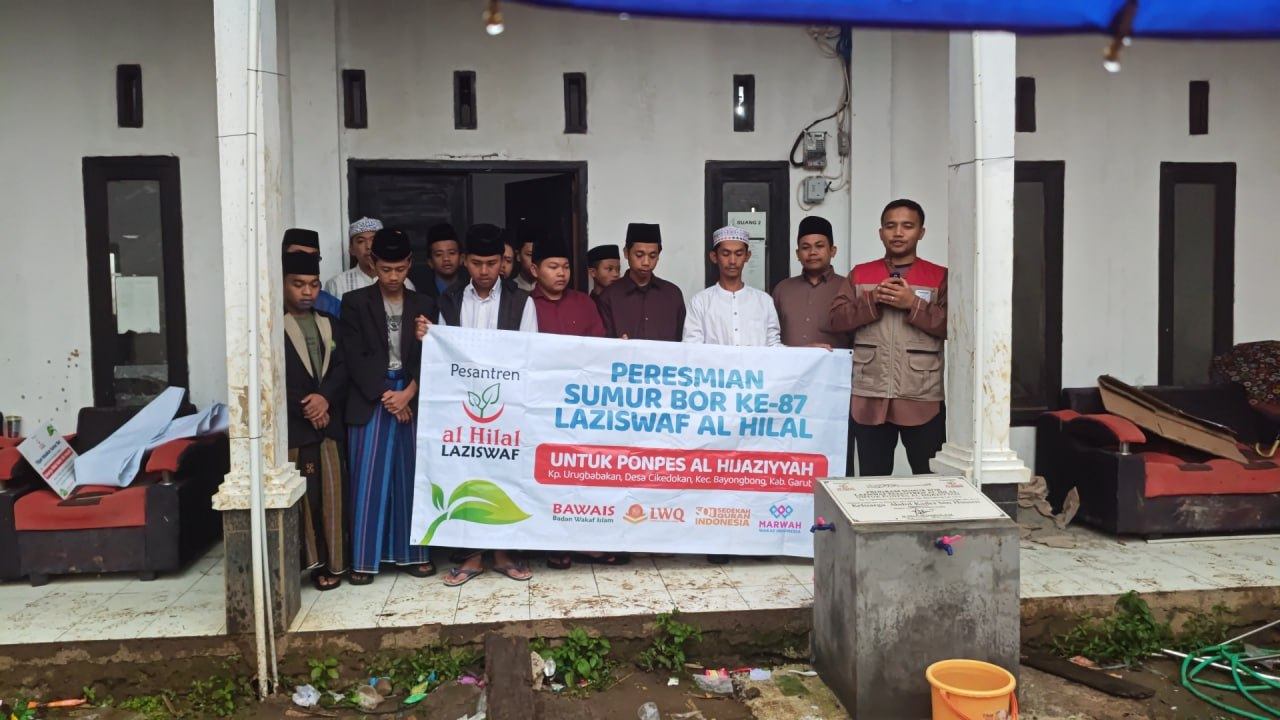 Peresmian Sumur Bor Pondok Pesantren Al Hizajiyah Bayongbong Garut, Hadirkan Harapan di Tengah Kebutuhan Air Pesantren yang Mendesak