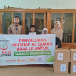 Penyaluran Al-Qur’an Braille di SLB Muhammadiyah Karangpawitan Garut, Menguatkan Semangat Belajar Al-Qur’an Insan Netra