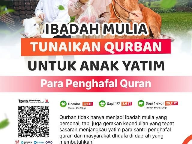 Qurban Untuk Anak Yatim: Ibadah Mulia yang Menggerakkan Kepedulian Umat Islam
