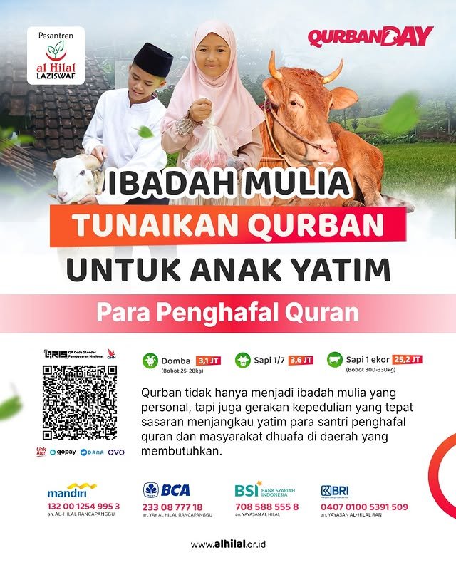 Qurban Untuk Anak Yatim: Ibadah Mulia yang Menggerakkan Kepedulian Umat Islam