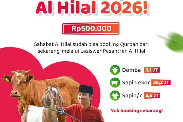 BBQ Al Hilal 2026: Booking Berkah Qurban dari Lembaga Amil Zakat Bandung - DP Rp500.000