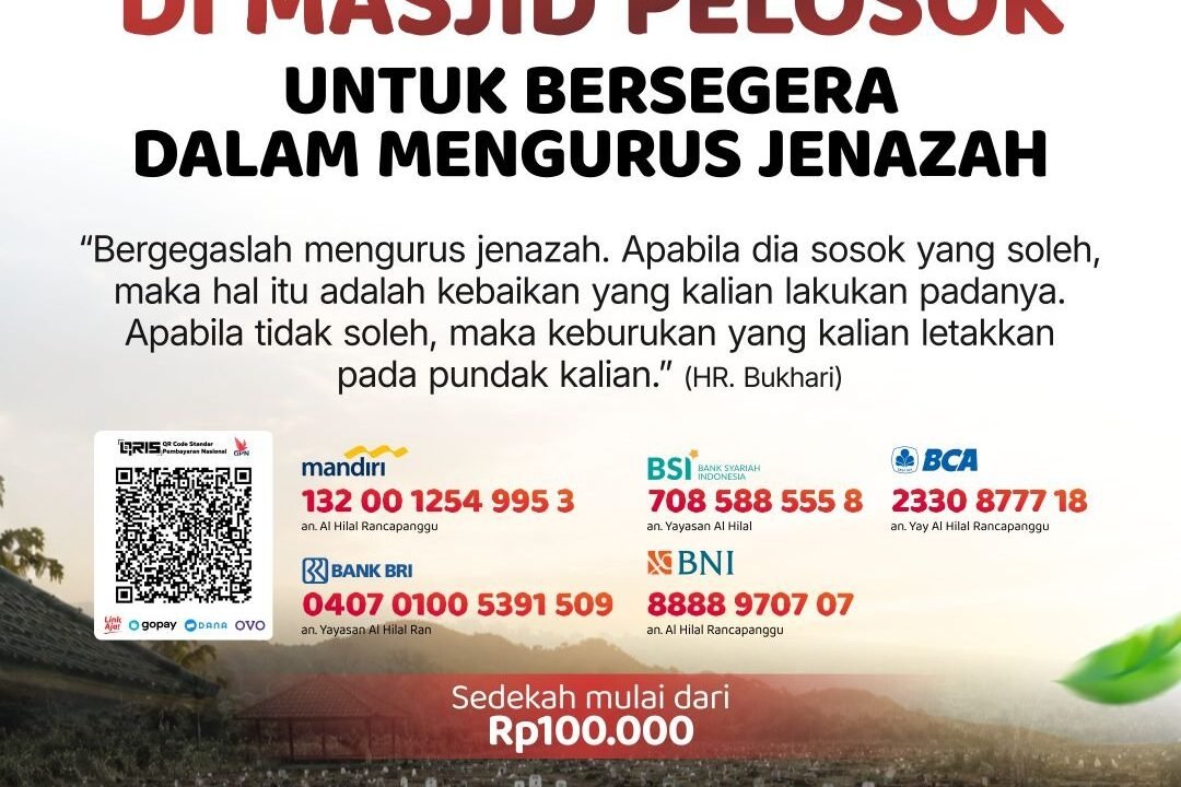 Kain Kafan di Masjid Pelosok: Program Mulia dari Lembaga Amil Zakat Bandung LAZISWAF Al Hilal