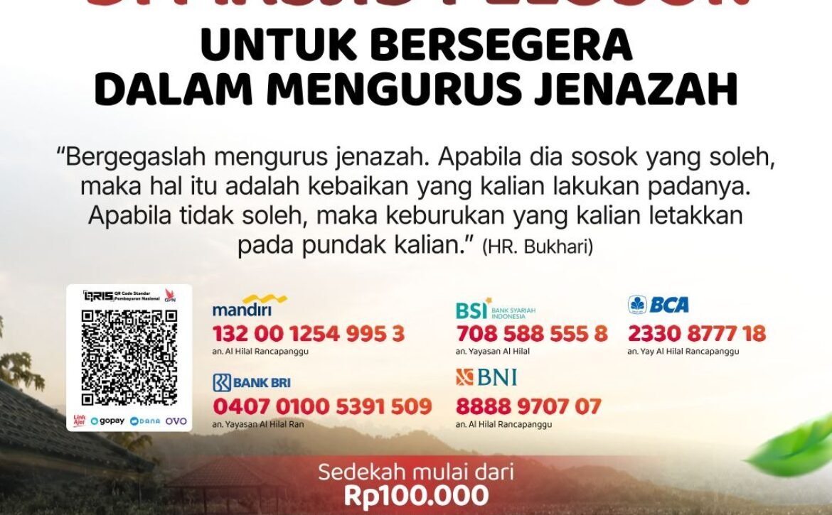 Kain Kafan di Masjid Pelosok: Program Mulia dari Lembaga Amil Zakat Bandung LAZISWAF Al Hilal
