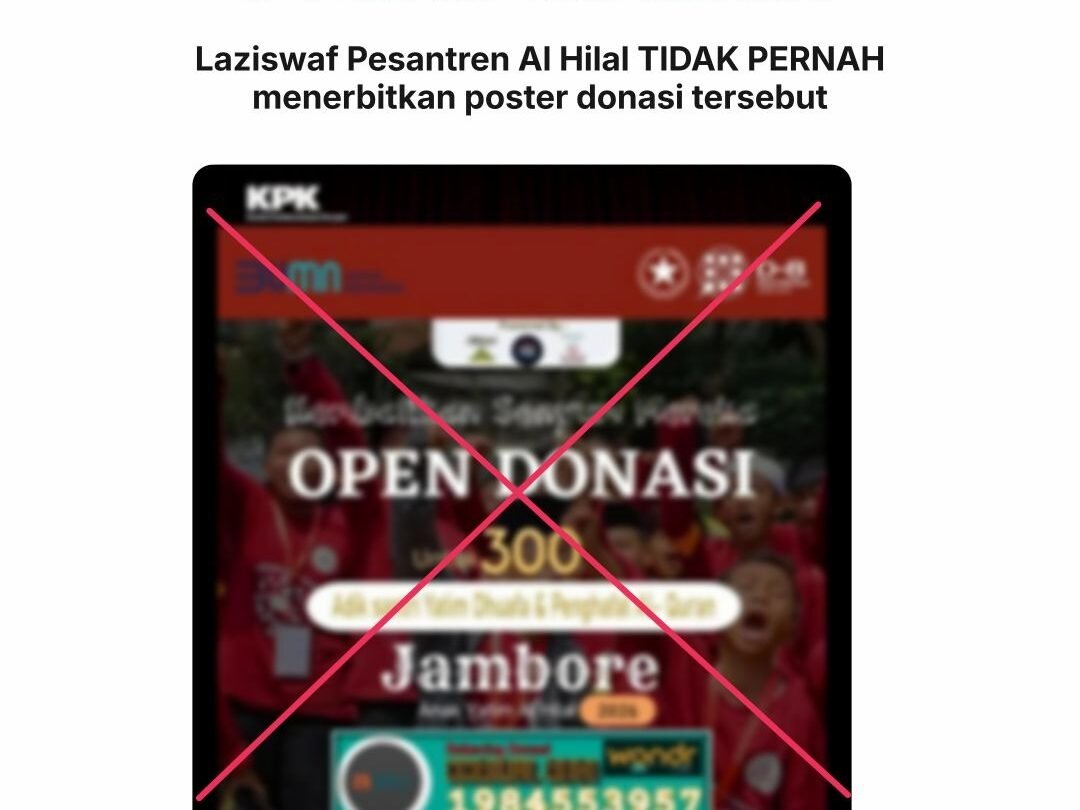 Klarifikasi Resmi: Poster "Open Donasi Jambore Anak Yatim Al Hilal 2026" adalah HOAX
