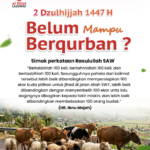 Jangan Berkecil Hati Bila Belum Bisa Berqurban di Tahun Ini