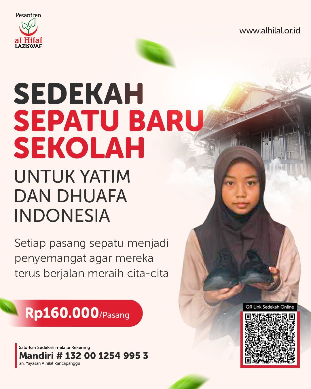 Sedekah Sepatu Baru Sekolah untuk Yatim dan Dhuafa Indonesia: Selangkah Lebih Dekat Menuju Cita-Cita