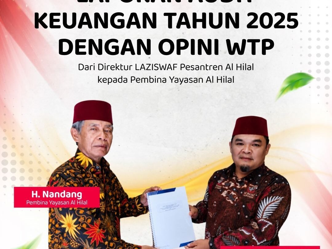 LAZ Bandung Terpercaya, Al Hilal Raih Opini WTP Audit 2025