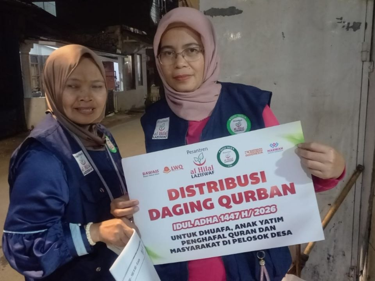 Terima Kasih Shohibul Qurban, Kebahagiaan Idul Adha Mengalir Hingga Masyarakat Melalui Majelis Taklim Al Hilal
