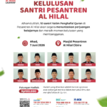 Mari Hadirkan Hadiah Kelulusan Bagi 10 Santri Yatim Penghafal Al-Qur'an Pesantren Al Hilal yang Akan Segera Menyelesaikan Pendidikannya