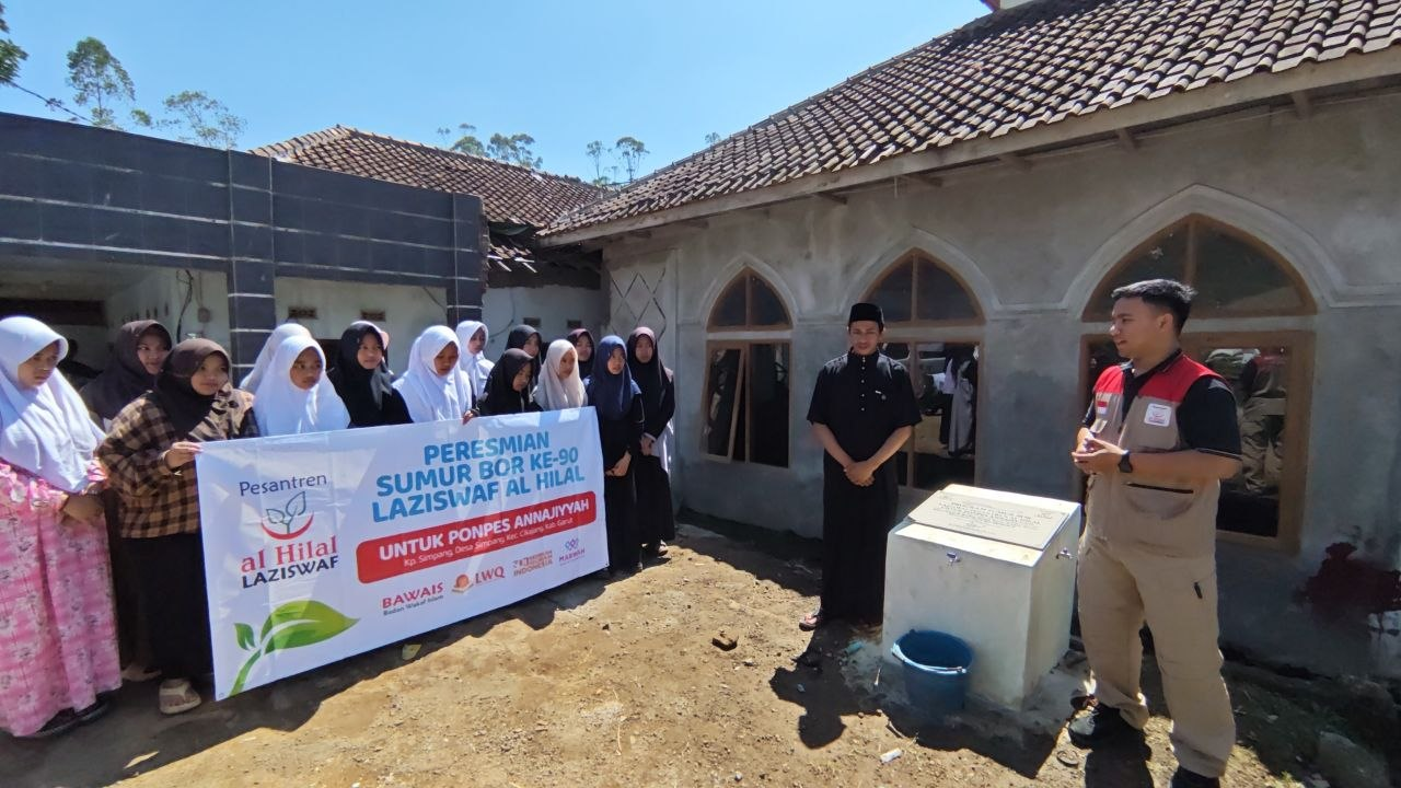 Alhamdulillah, Sumur Bor untuk Pondok Pesantren Annajiyyah Diresmikan