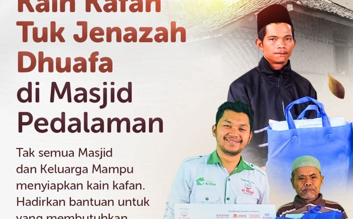 Lembaga Amil Zakat Bandung Salurkan Kain Kafan untuk Jenazah Dhuafa