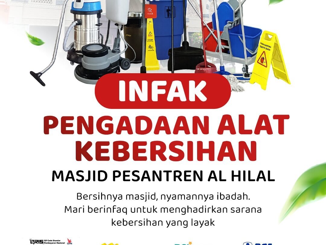 Lembaga Amil Zakat Al Hilal Ajak Infak Alat Kebersihan Masjid