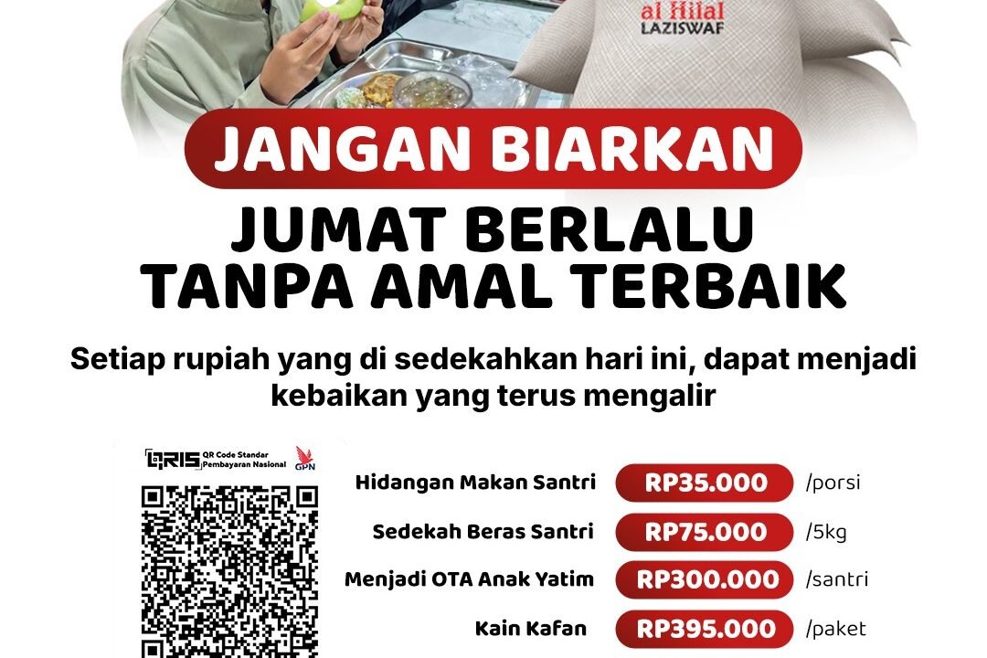 Sedekah Jumat Berkah, Amalan Terbaik di Hari Terbaik Bersama Al Hilal